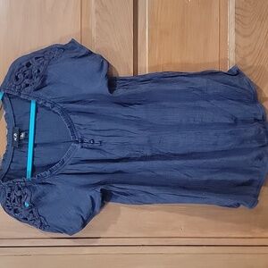 AGB Navy Blue Women's Top